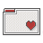 Folder Favorites Heart Icon